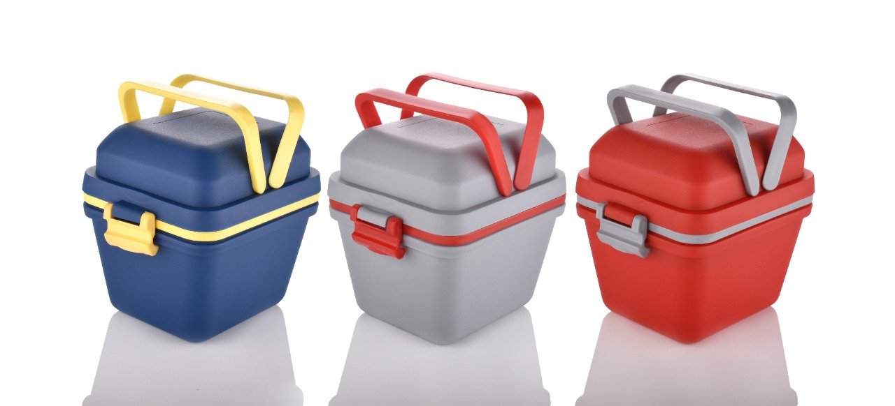 2144 Airtight Lunch Box With Handle Push Lock - eazy cart store