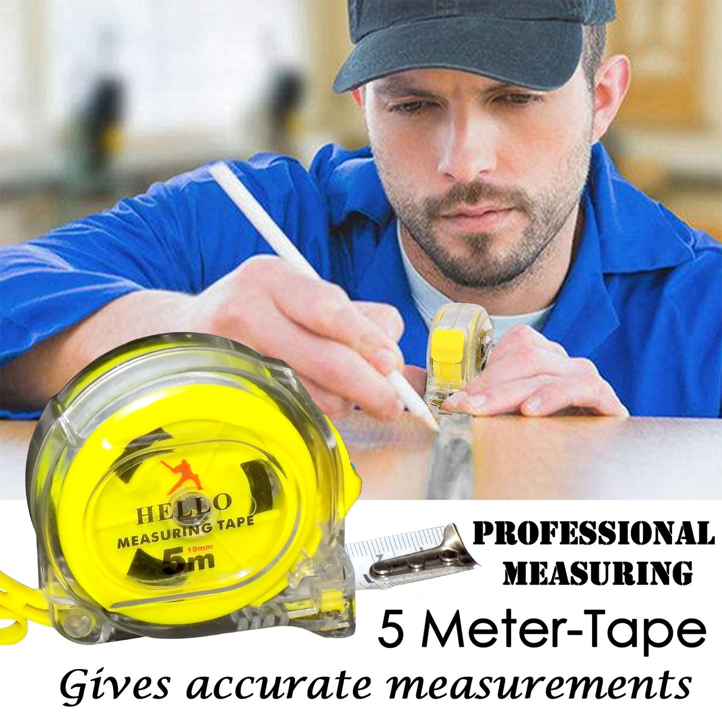 1685 Professional Measuring Tape- 5 Meter - eazy cart store