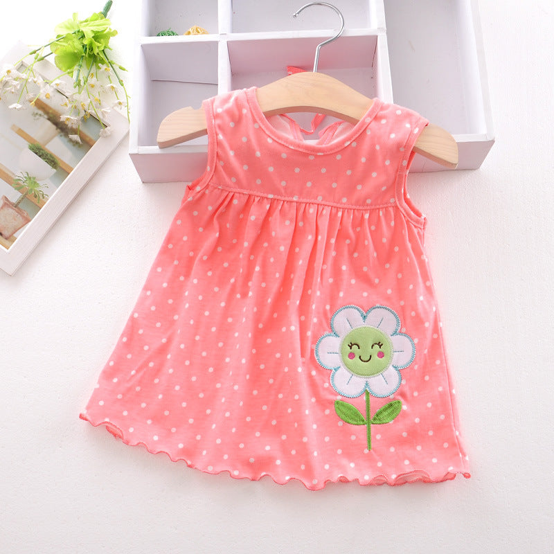 0-1 years old baby dress dress baby skirt cotton original skirt