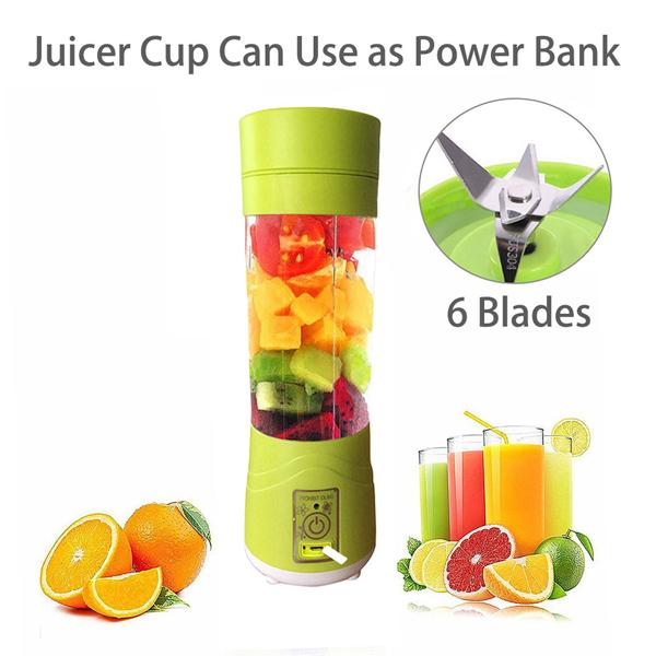 133 Portable Usb Electric Juicer - 6 Blades (Protein Shaker) - eazy cart store