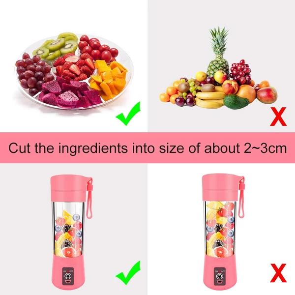 133 Portable Usb Electric Juicer - 6 Blades (Protein Shaker) - eazy cart store