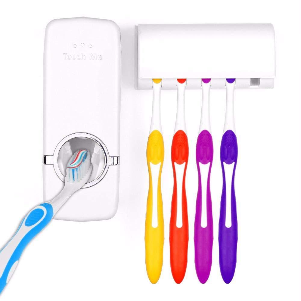 174 Toothpaste Dispenser Tooth Brush Holder - eazy cart store