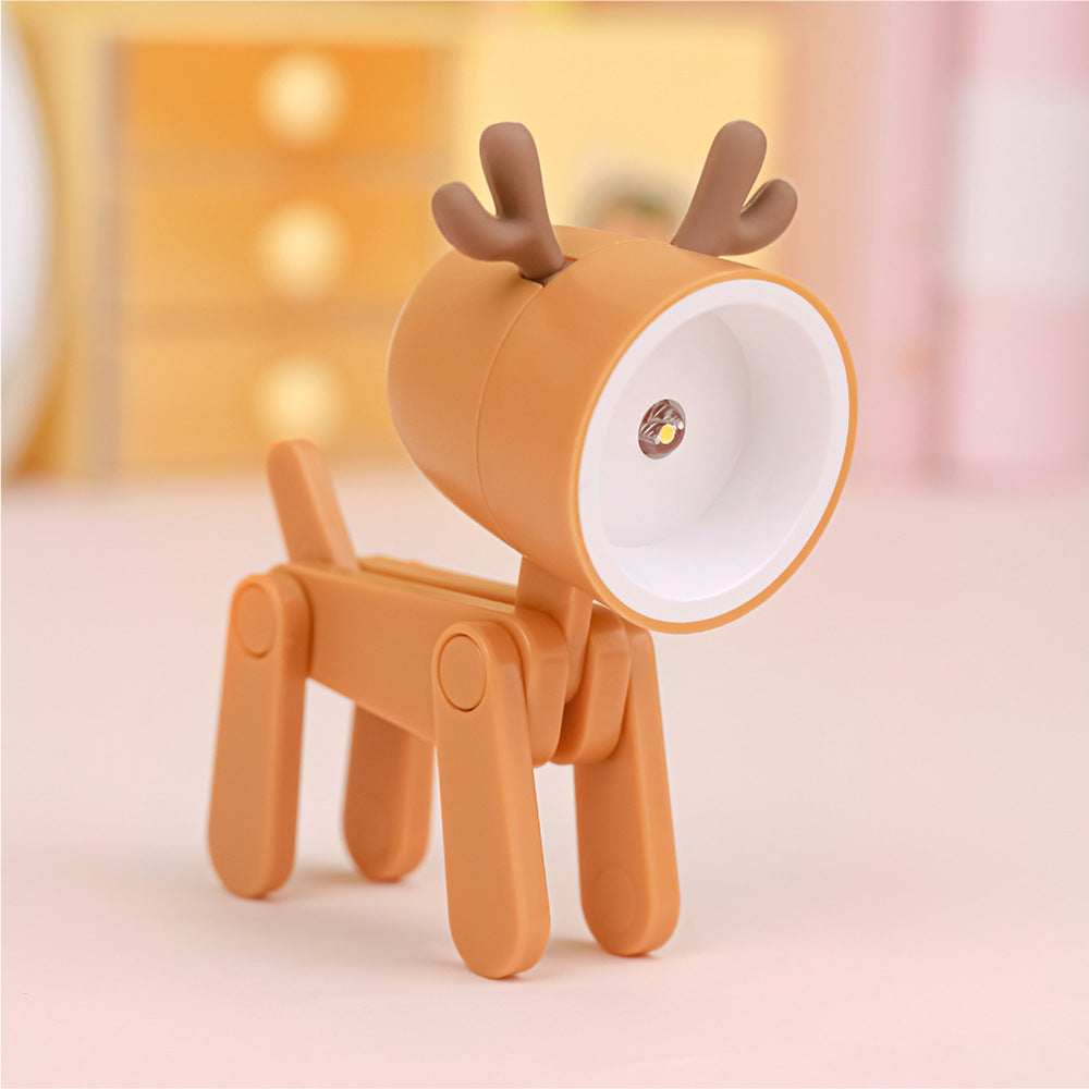 Pet Dog Deer Night Light DIY Desktop Decoration Children's Room Mini Table Lamp Creative Led - eazy cart store