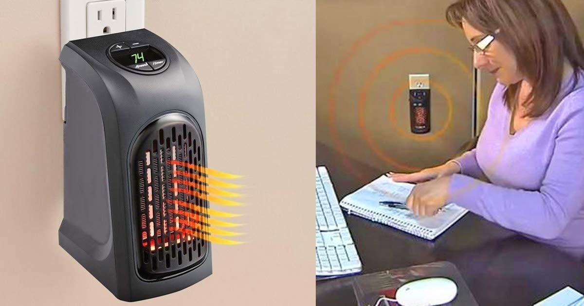 251 Electric Mini Handy Heater Plug-in Wall (400w) - eazy cart store