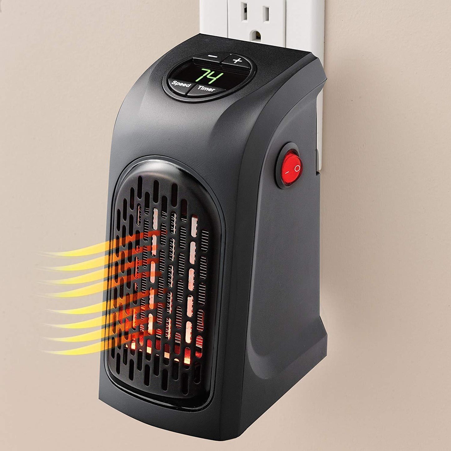 251 Electric Mini Handy Heater Plug-in Wall (400w) - eazy cart store