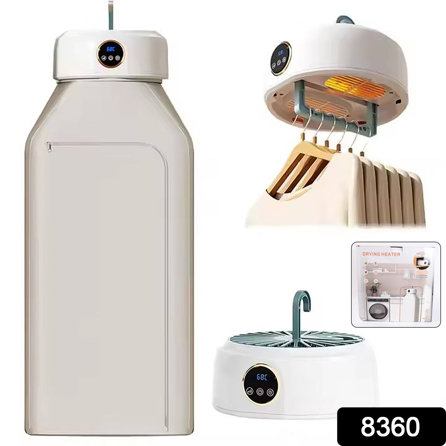 Portable Clothes Dryer Mini Laundry Dryers With Low Noise (1 Set) - eazy cart store