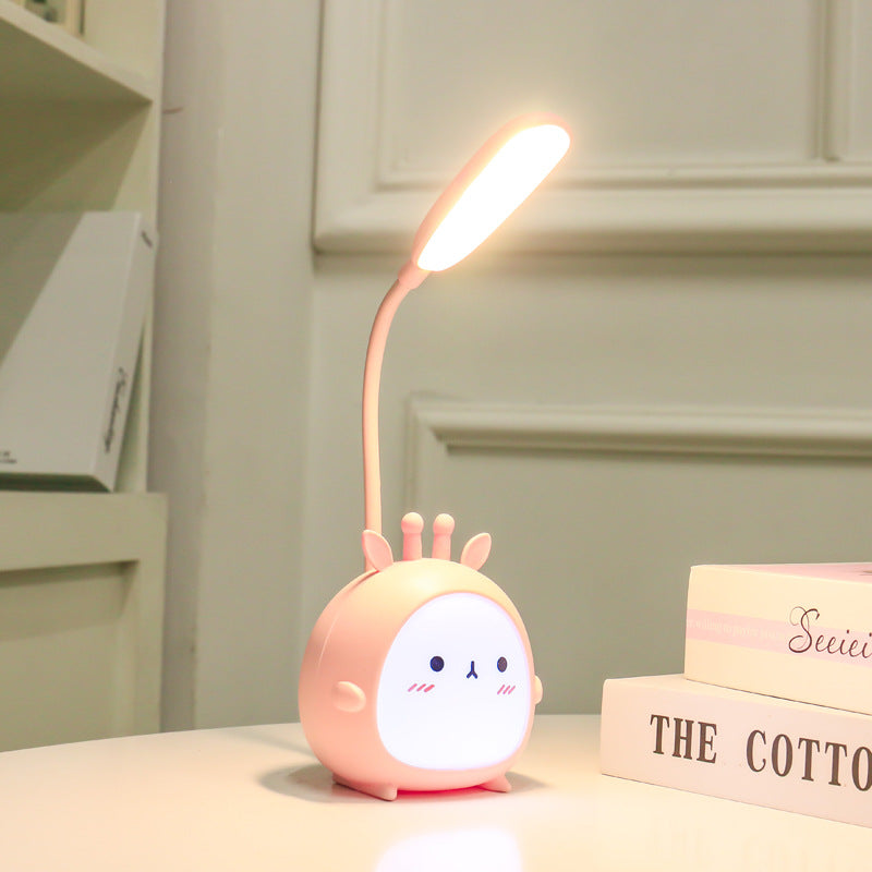 New Creative Cartoon Deer Cute Led Charging Eye Protection Night Light Student Bedroom Dormitory Folding Reading Lamp - eazy cart store
