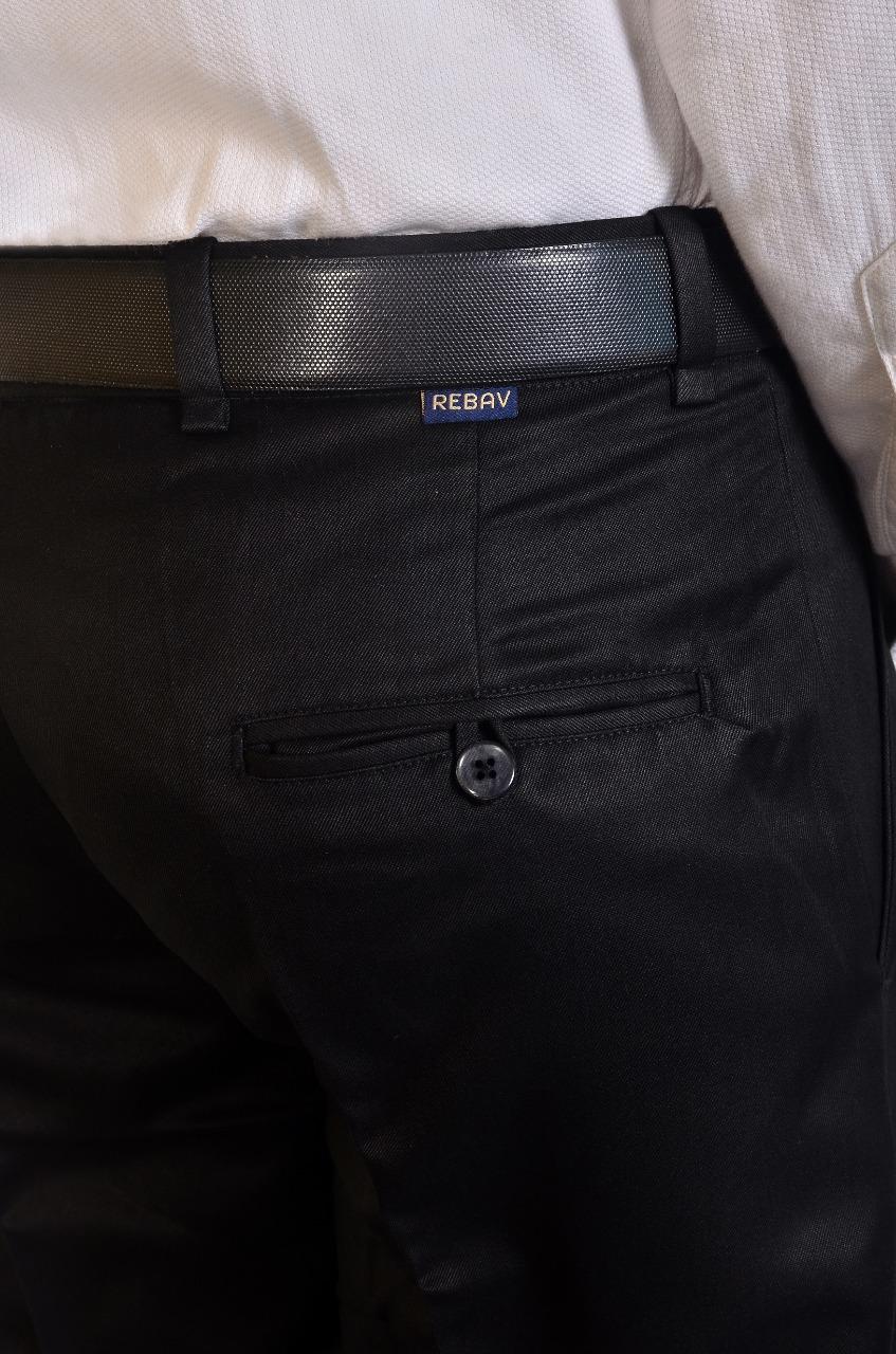 Cotton Solid Regular Fit Formal Trousers - eazy cart store