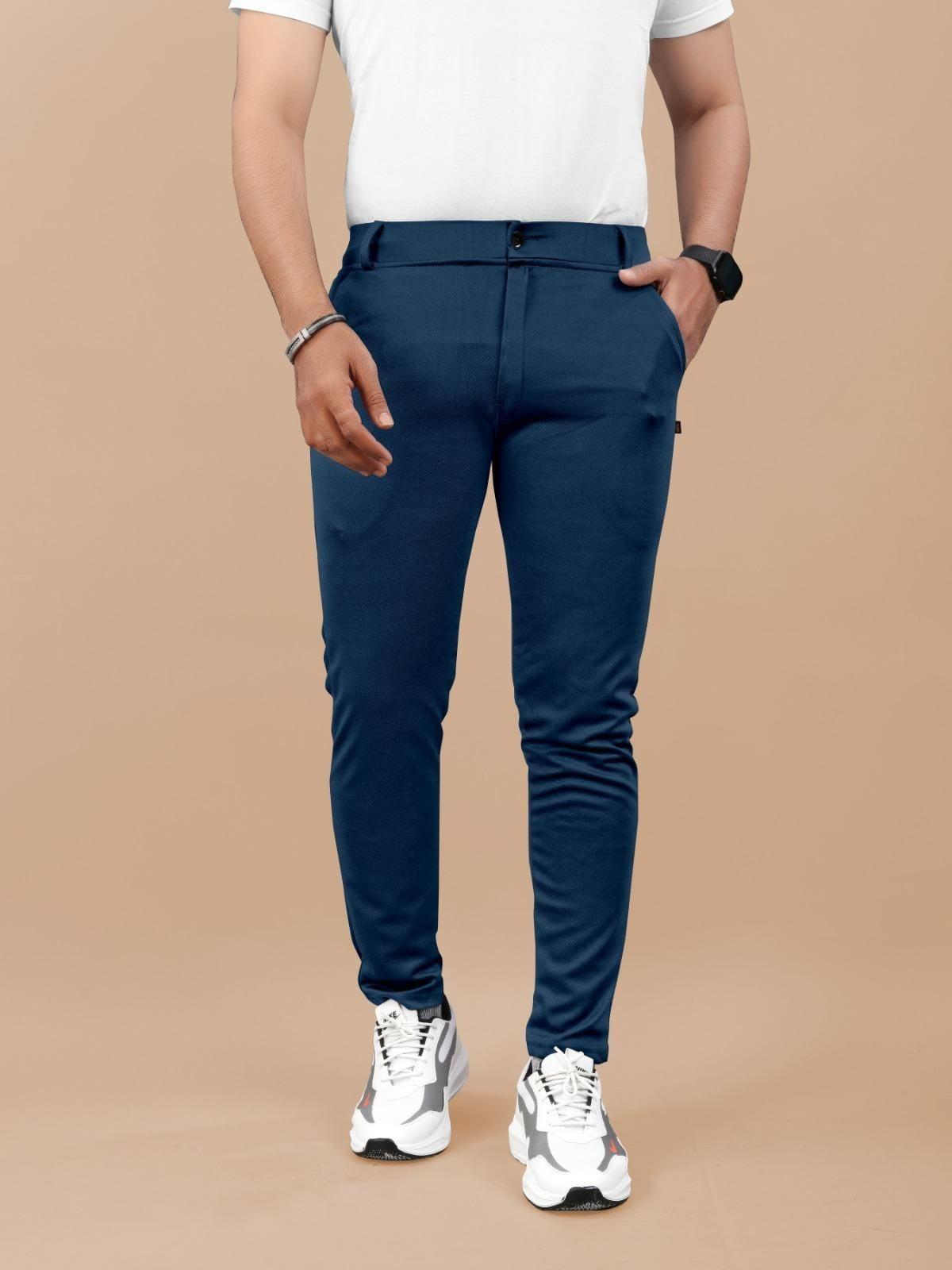 High Elasticity Men's Classic Pants (Pack of 3) - eazy cart store