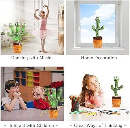 LED Musical Dancing & Mimicry Cactus Toy - eazy cart store