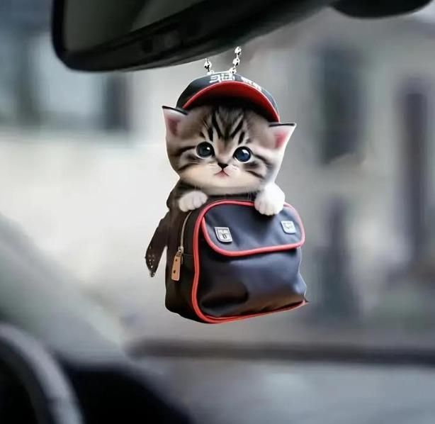 Acrylic Magic Kitten Decor Pendant Set - eazy cart store