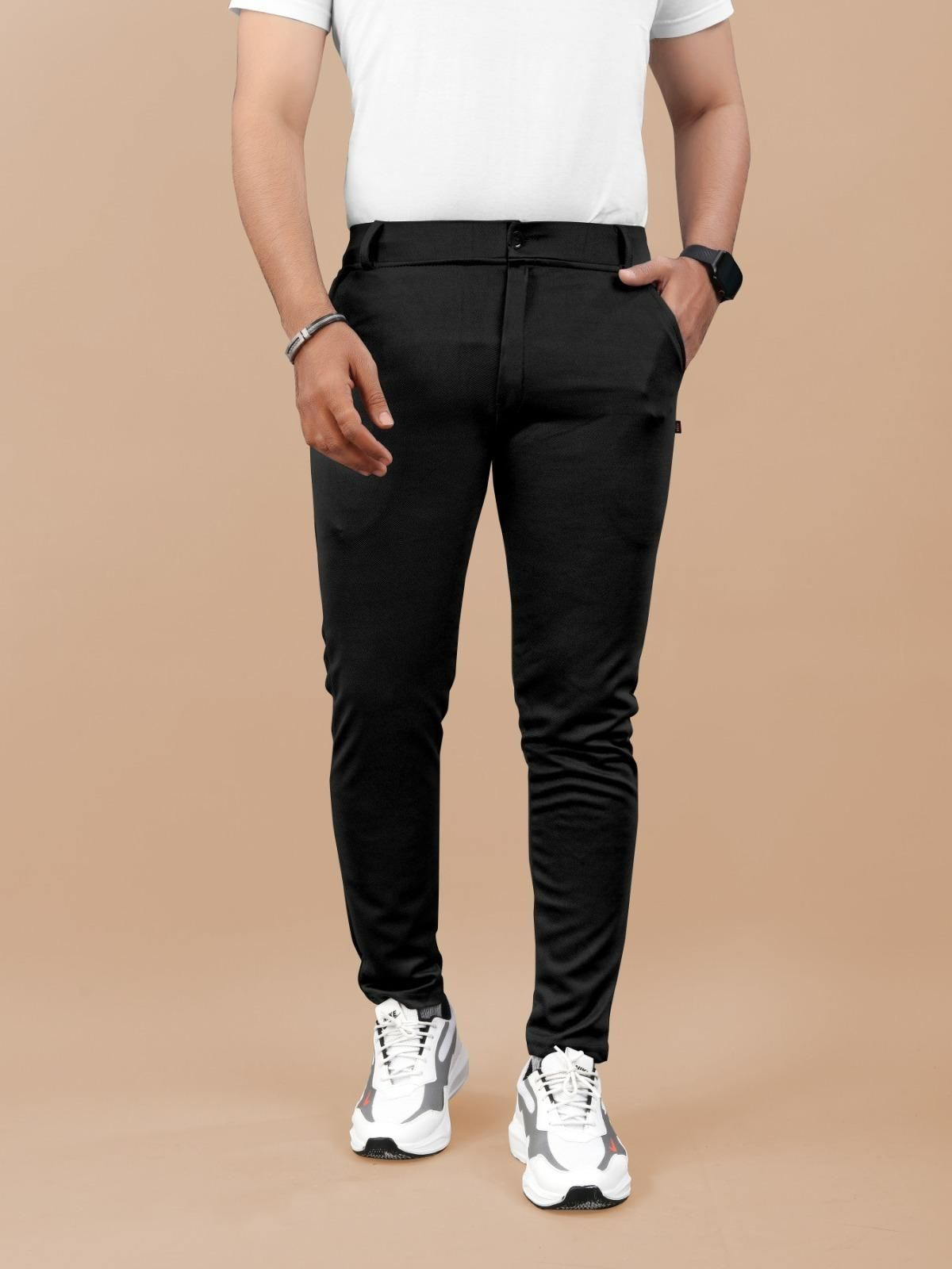 High Elasticity Men's Classic Pants (Pack of 3) - eazy cart store