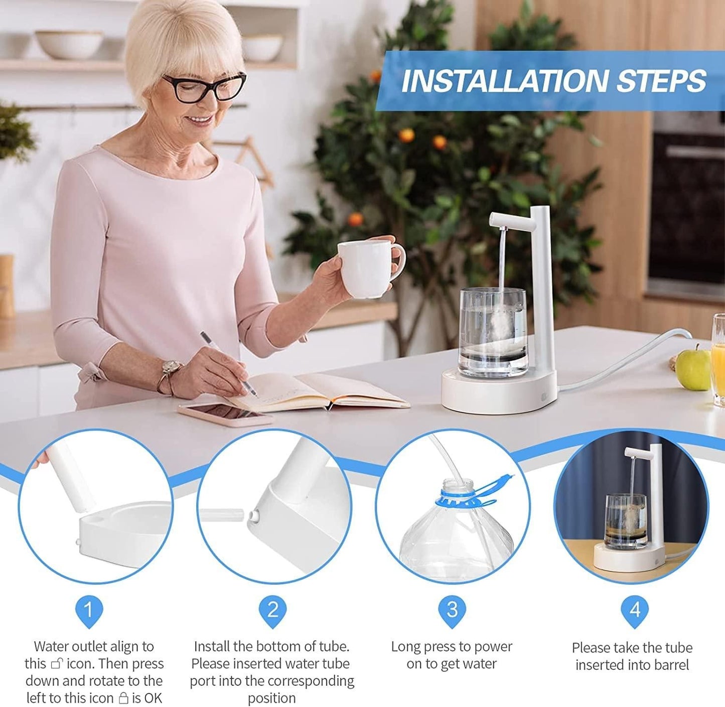 6 Levels of Quantitative USB Automatic Water Dispenser - eazy cart store