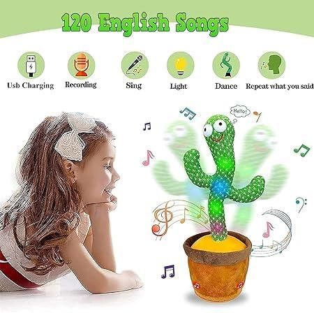 LED Musical Dancing & Mimicry Cactus Toy - eazy cart store