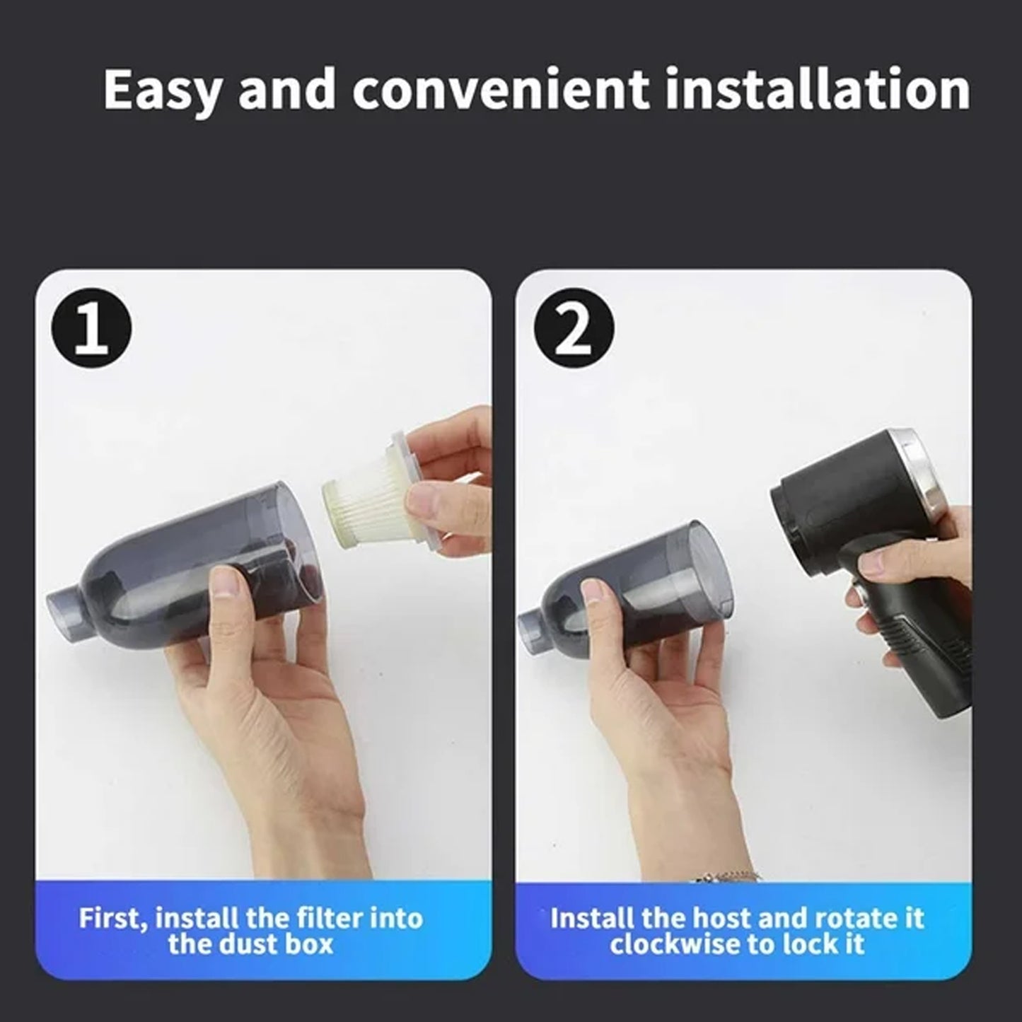 7394 3 In 1 Car Mini Vacuum Cleaner With Blower Wireless Portable Rechargeable Handheld High Power Suction Vacuum Cleaning Machine For Home Car Computer Keyboard Cordless Air Blowing Dusting - eazy cart store