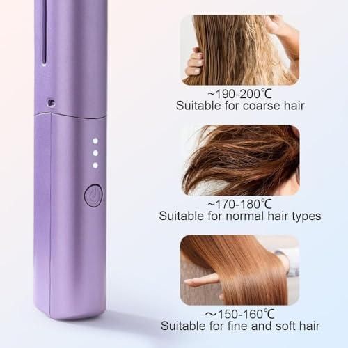 Rechargeable Hot Comb Hair Straightener - eazy cart store