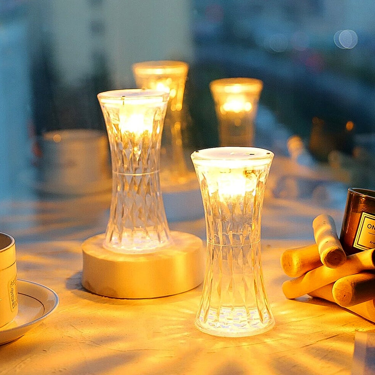 Crystal Lamp Universal Night Light Soft Lighting (1 Pc) - eazy cart store