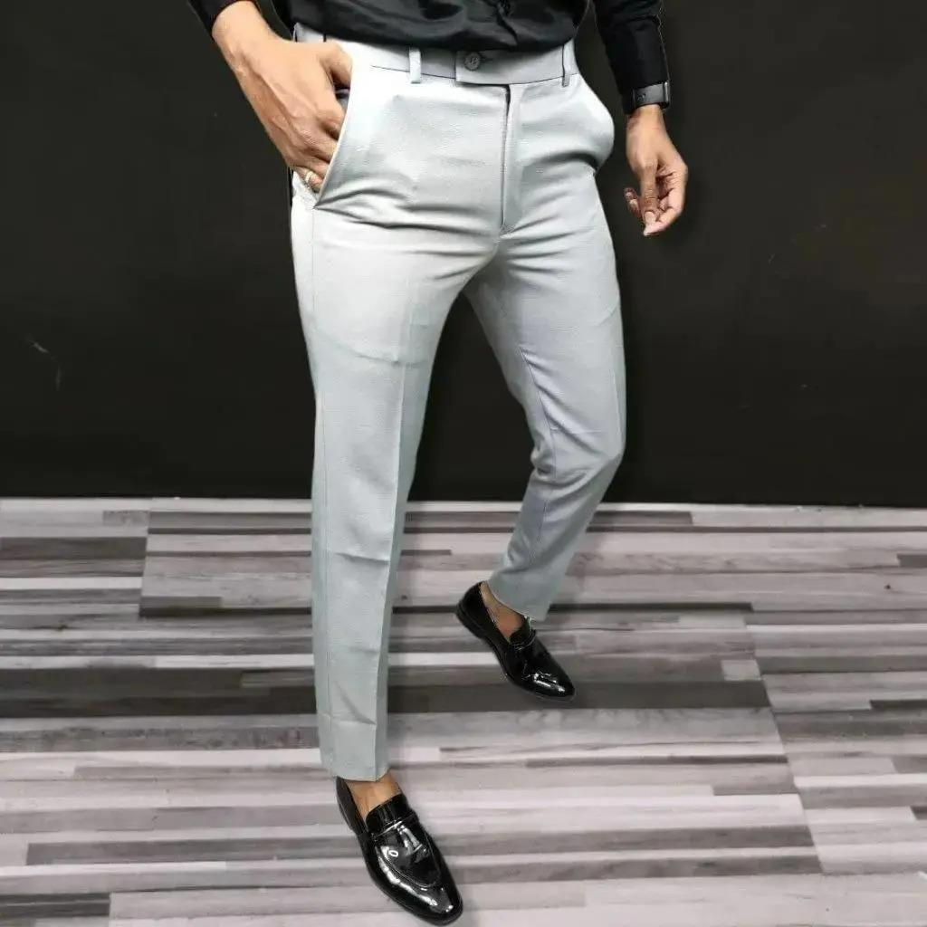 Premium Waist Adjustable Lycra Men's Trouser (Pack of 2) - eazy cart store