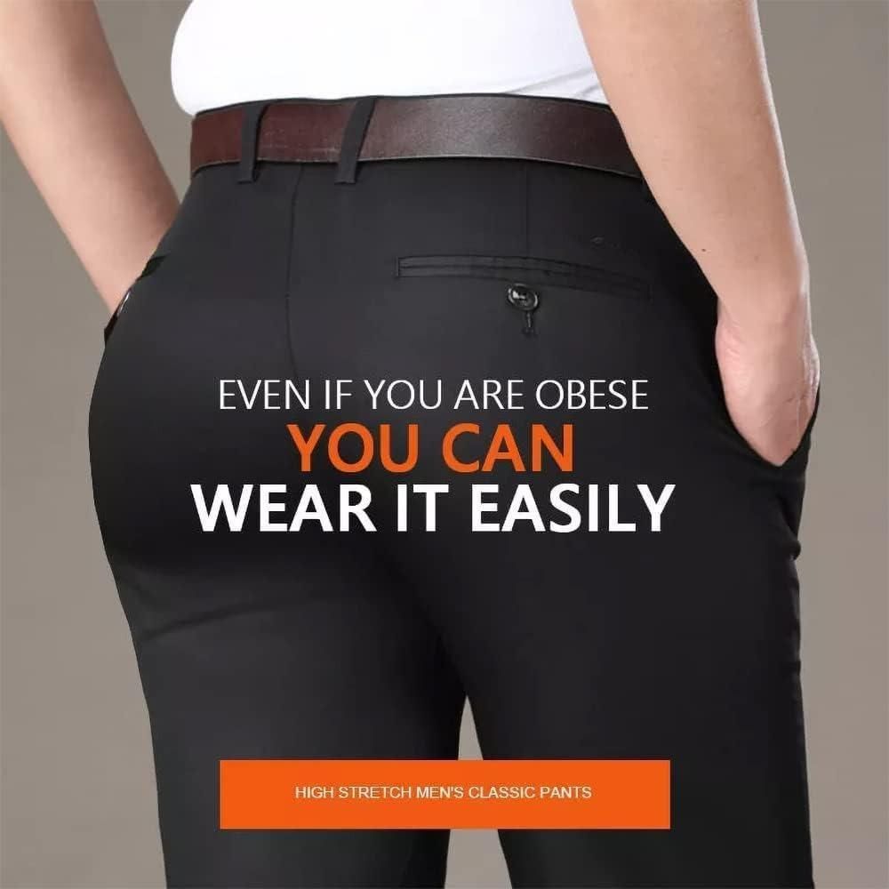 High Elasticity Men's Classic Pants (Pack of 3) - eazy cart store