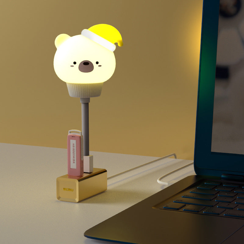 USB Bear, Rabbit, Kitten, Duckling, Children's Room, Dormitory, Breastfeeding And Feeding, Remote Control Night Light - eazy cart store