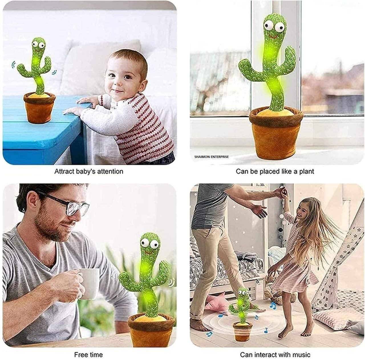 LED Musical Dancing & Mimicry Cactus Toy - eazy cart store