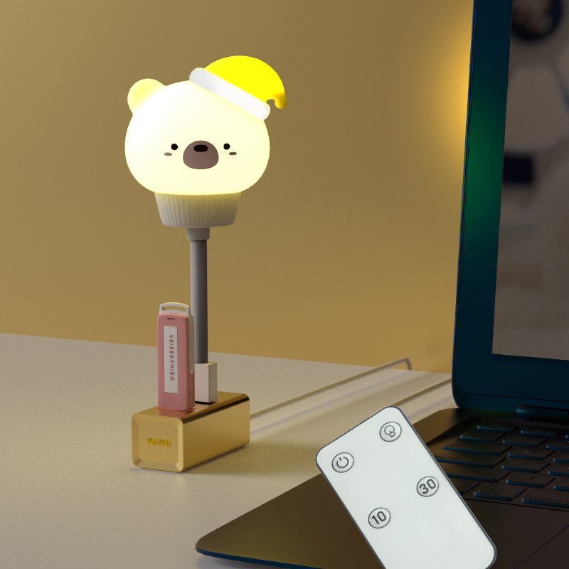 USB Bear, Rabbit, Kitten, Duckling, Children's Room, Dormitory, Breastfeeding And Feeding, Remote Control Night Light - eazy cart store