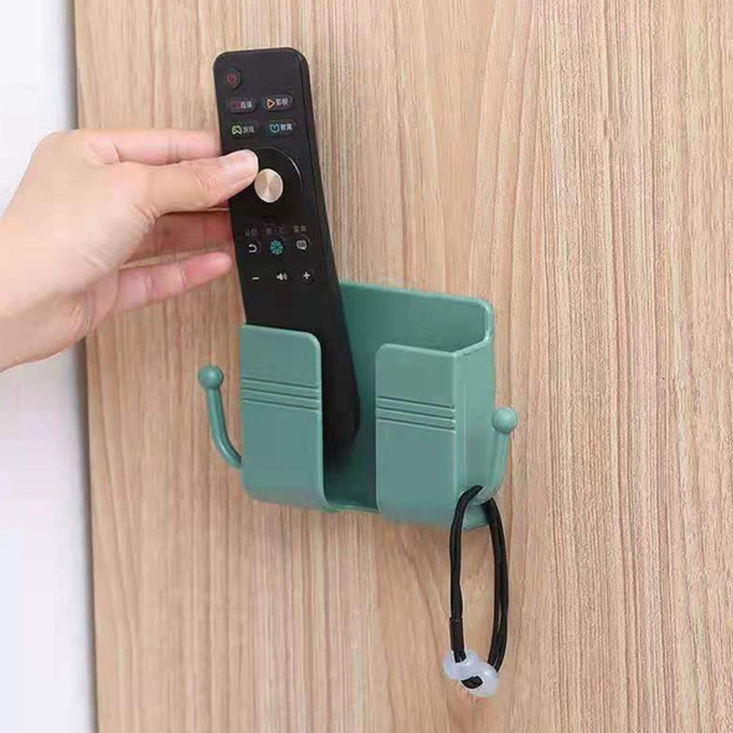 6201 1 Pc Wallmount Mobile Stand With Hook Design Used In All Kinds Of Places Including Household And Many More As A Hanging Support For Cloths And Stuffs Purposes. - eazy cart store