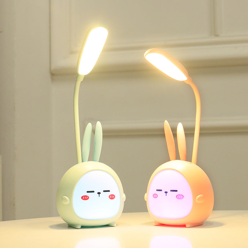 New Creative Cartoon Deer Cute Led Charging Eye Protection Night Light Student Bedroom Dormitory Folding Reading Lamp - eazy cart store