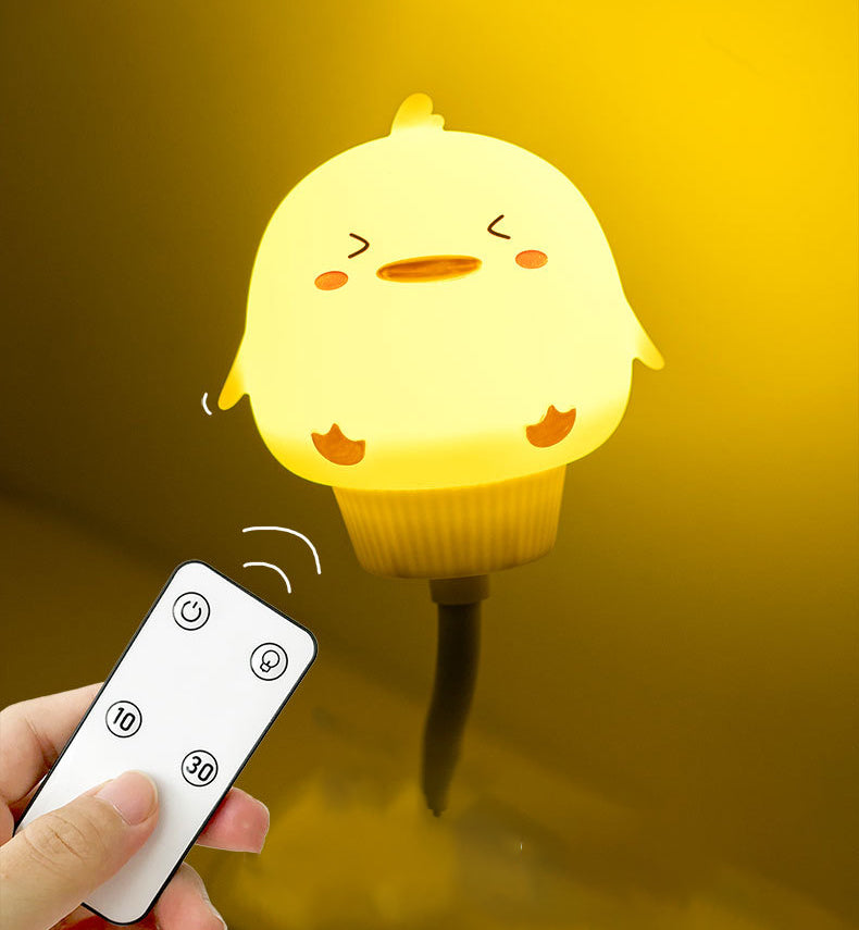 USB Bear, Rabbit, Kitten, Duckling, Children's Room, Dormitory, Breastfeeding And Feeding, Remote Control Night Light - eazy cart store