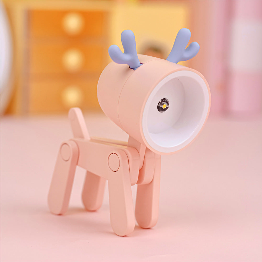 Pet Dog Deer Night Light DIY Desktop Decoration Children's Room Mini Table Lamp Creative Led - eazy cart store
