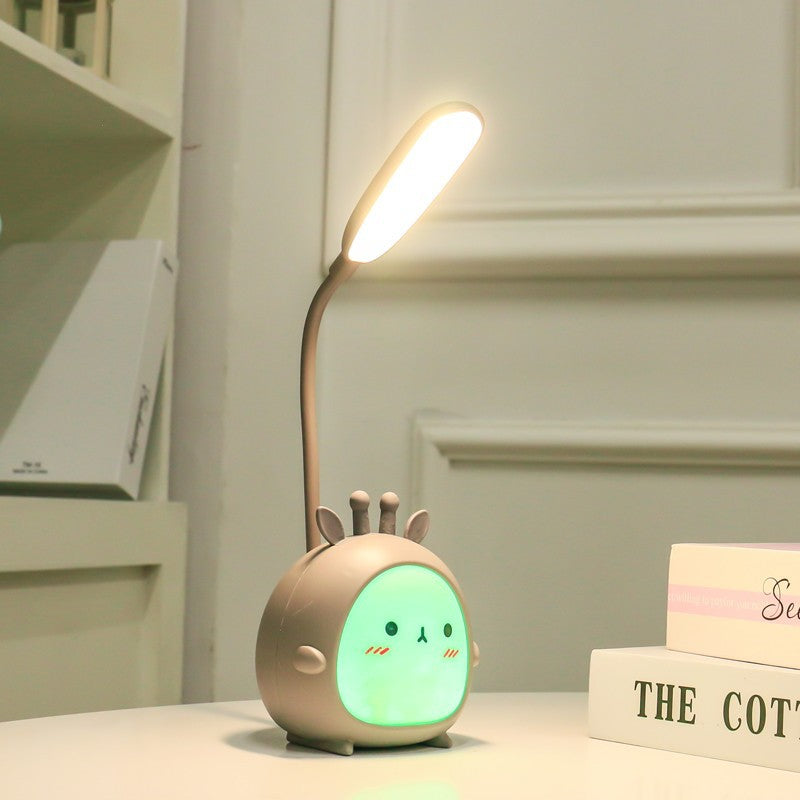 New Creative Cartoon Deer Cute Led Charging Eye Protection Night Light Student Bedroom Dormitory Folding Reading Lamp - eazy cart store