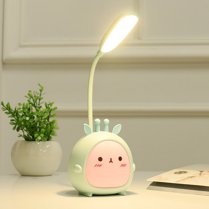 New Creative Cartoon Deer Cute Led Charging Eye Protection Night Light Student Bedroom Dormitory Folding Reading Lamp - eazy cart store