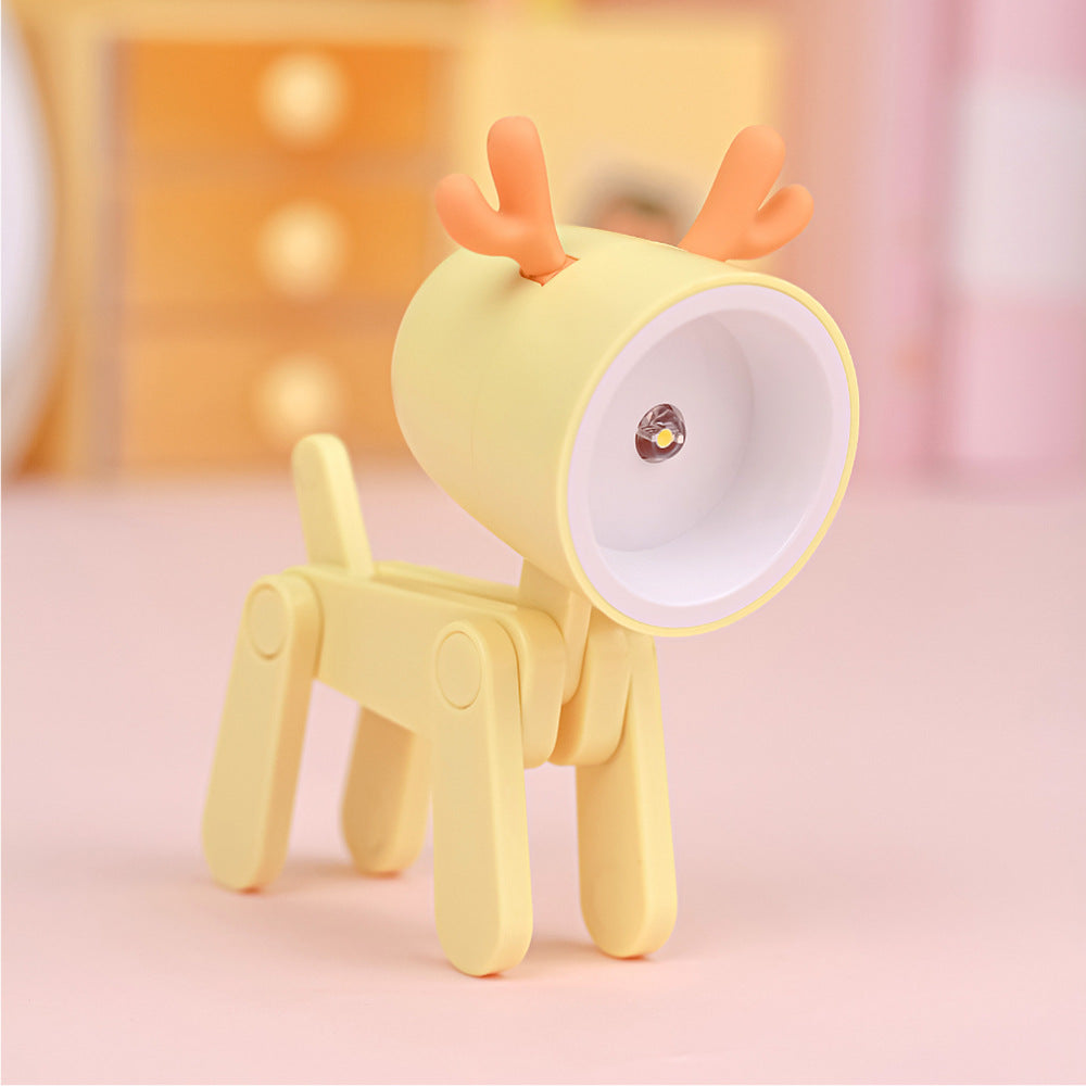 Pet Dog Deer Night Light DIY Desktop Decoration Children's Room Mini Table Lamp Creative Led - eazy cart store