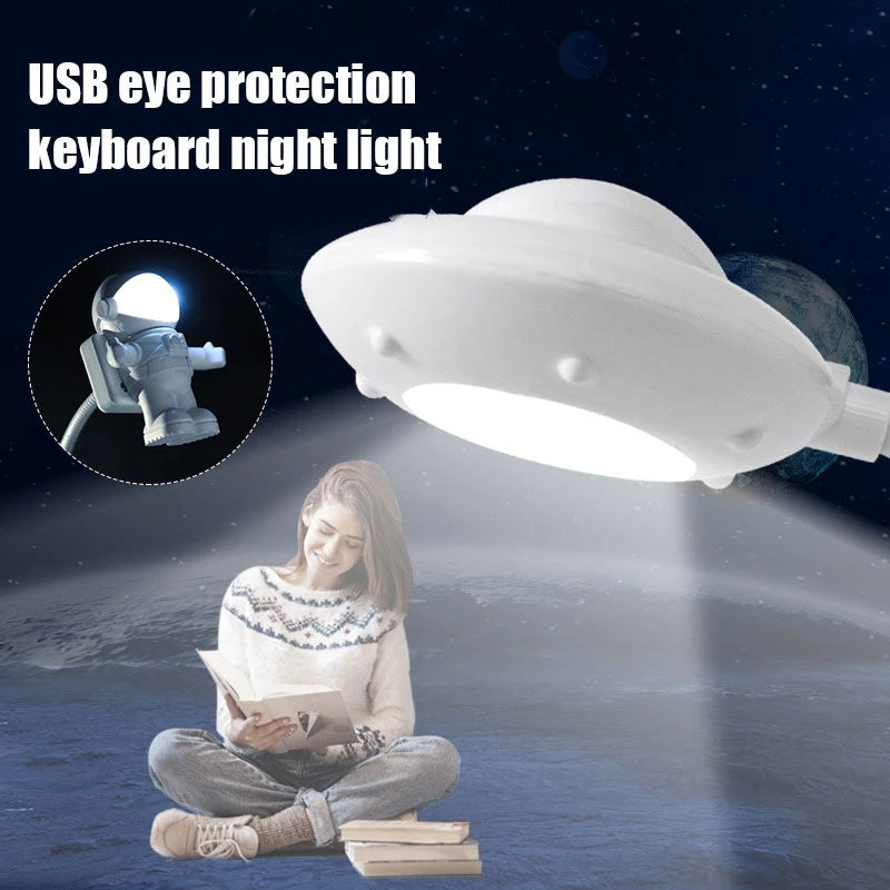 USB Astronaut LED Light Astronaut Night Light Creative Book Light Computer Gift Keyboard Light Computer Light - eazy cart store