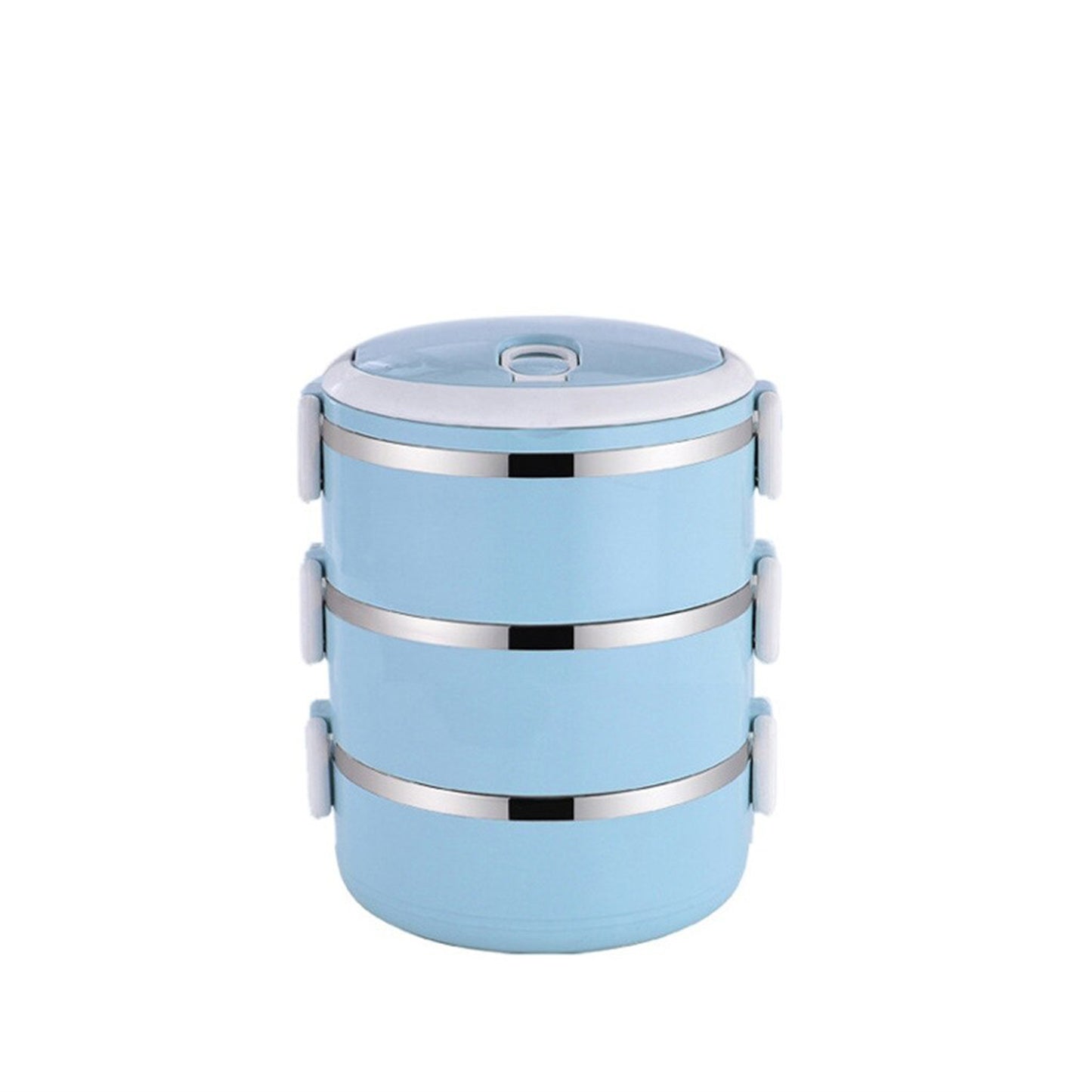 2872 Multi Layer Stainless Steel Hot Lunch Box (3 Layer) - eazy cart store