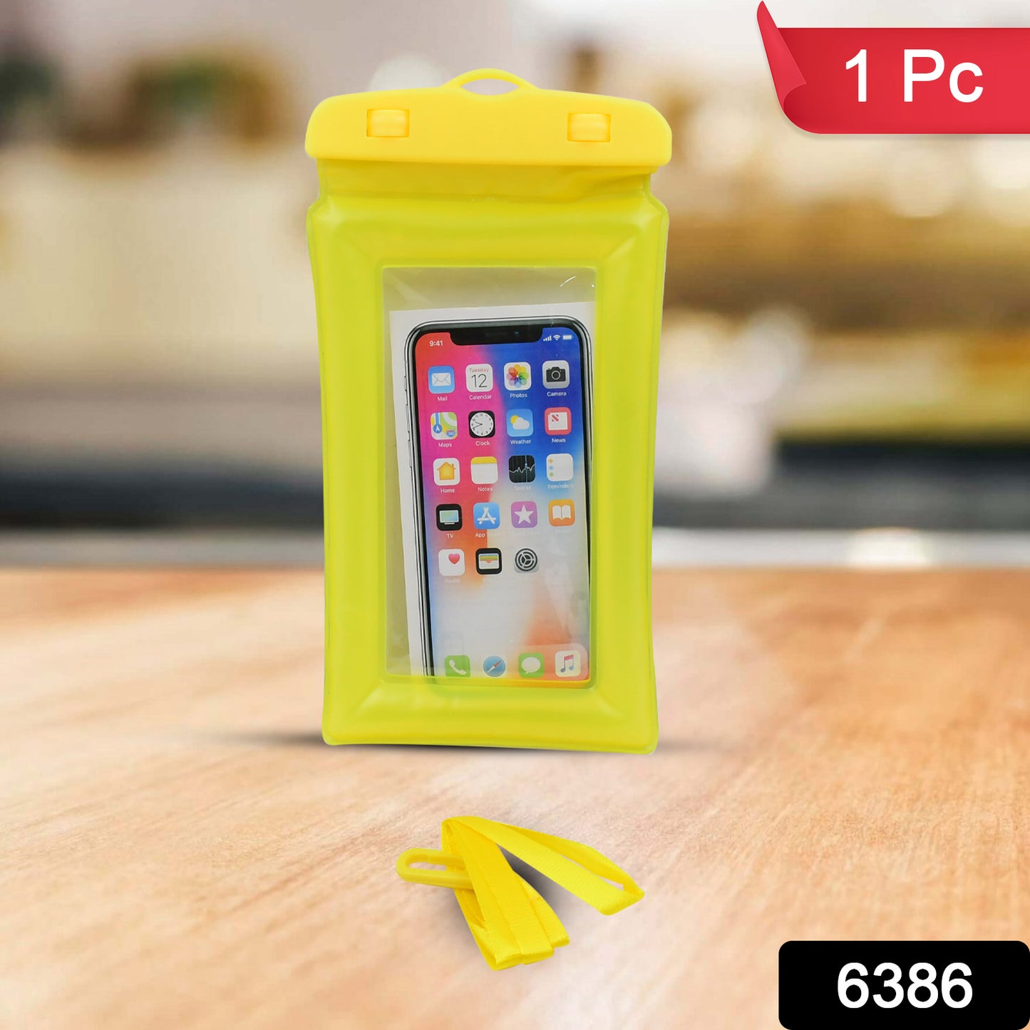 6386 Waterproof Pouch Zip Lock Mobile Cover Under Water Mobile Case For All Type Mobile Phones - eazy cart store
