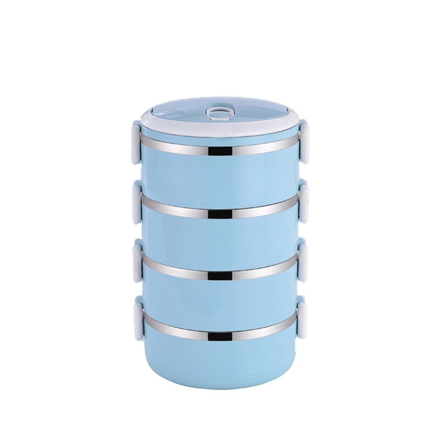 2871 Multi Layer Stainless Steel Hot Lunch Box (4 Layer) - eazy cart store