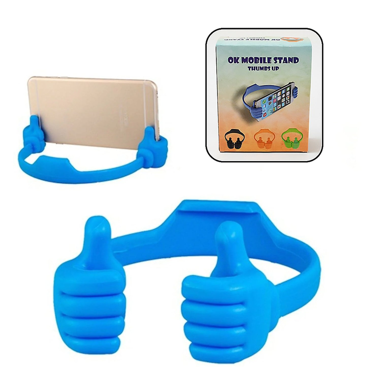 12845 Hand Shape Mobile Stand Used In All Kinds Of Places Including Household And Offices As A Mobile Supporting Stand (1 Pc With Color Box) - eazy cart store