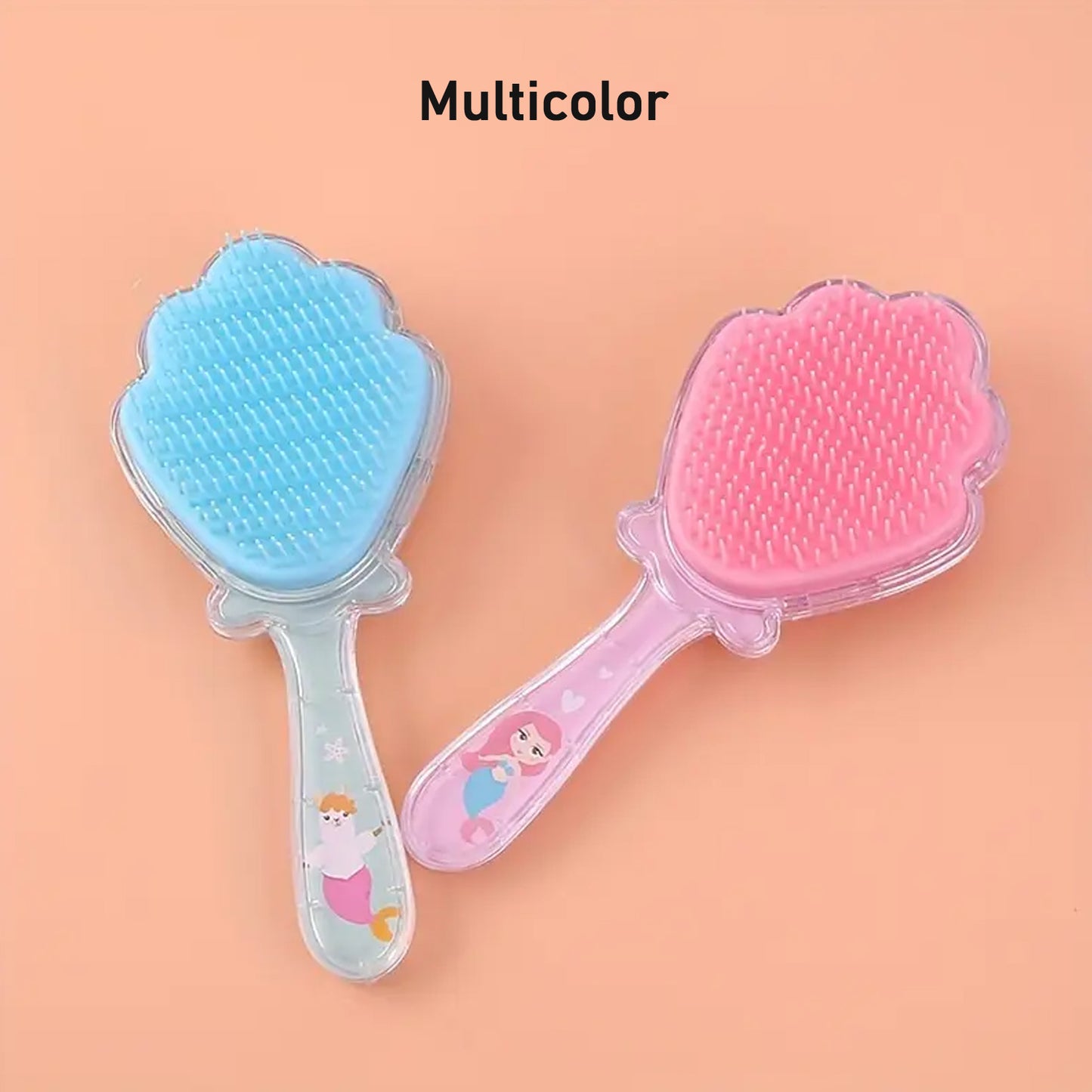 Cartoon Hair Brush Massage Shower Comb Blur Wet Salon (1 Pc ) - eazy cart store