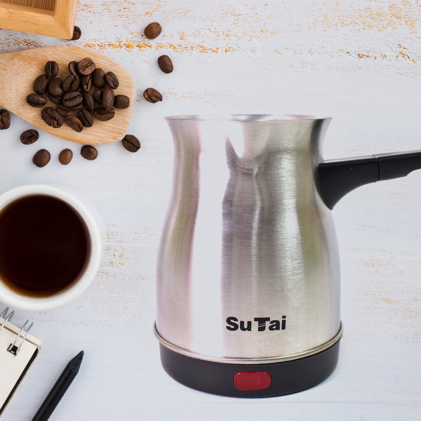 Coffee Pot Coffee Maker 800ml Even Heating Tea Maker Kettle (1 Pc) - eazy cart store