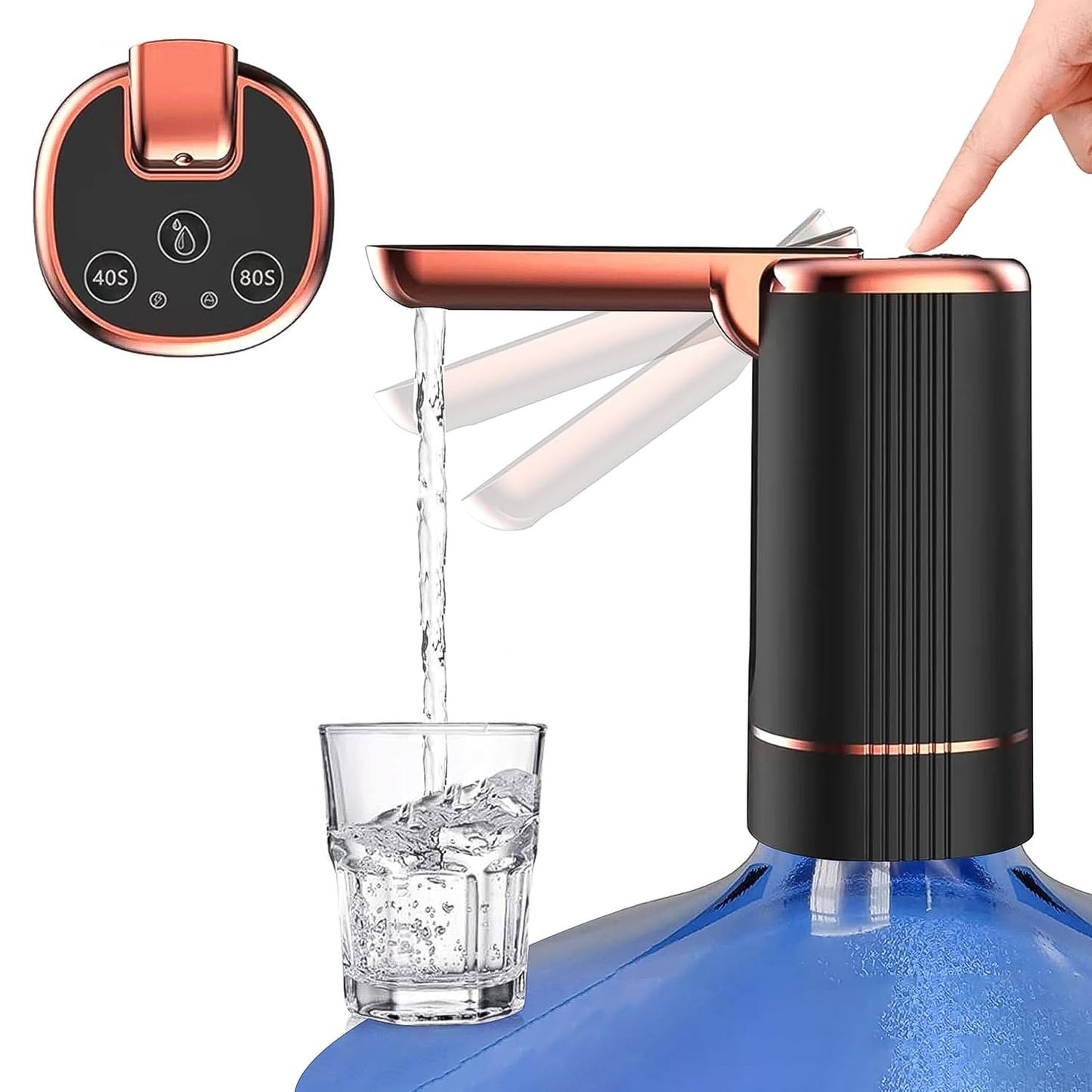 Usb Rechargeable Automatic Water Dispenser For 20 Litre Bottle (1 Pc) - eazy cart store