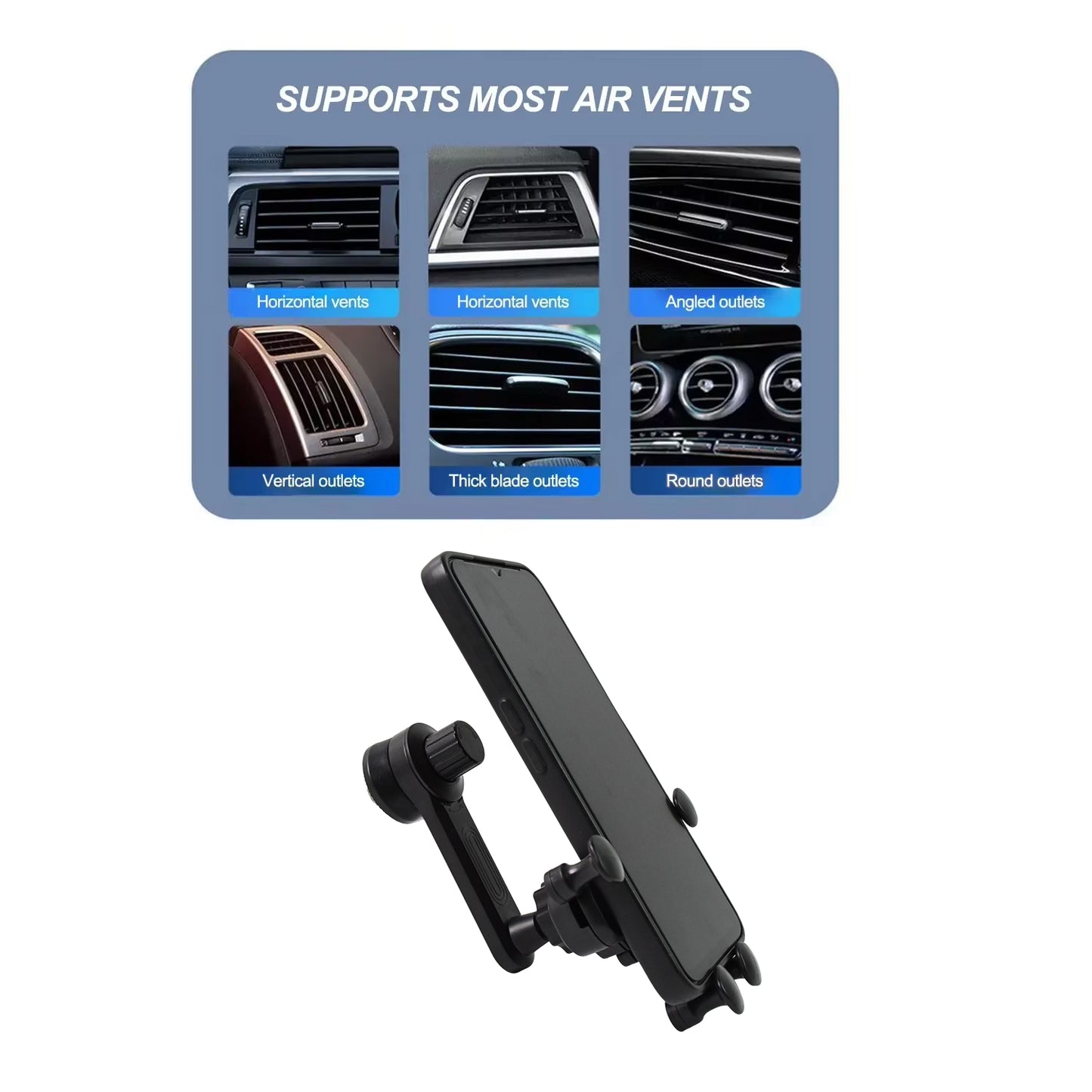 360 Degree Car Mobile Phones In Car Holder (1 Pc) - eazy cart store