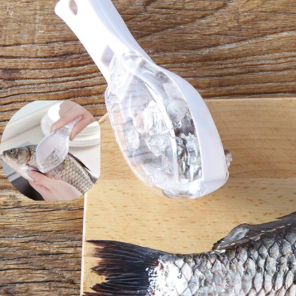 2195 Fish Scale Scraper Skin Peeler Fish Tools Kitchen Gadget - eazy cart store