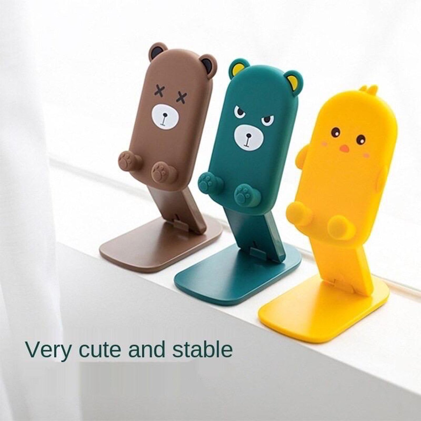 0216 Cute Cartoon Design Multi-angle Adjustable Foldable Mobile Stand - eazy cart store