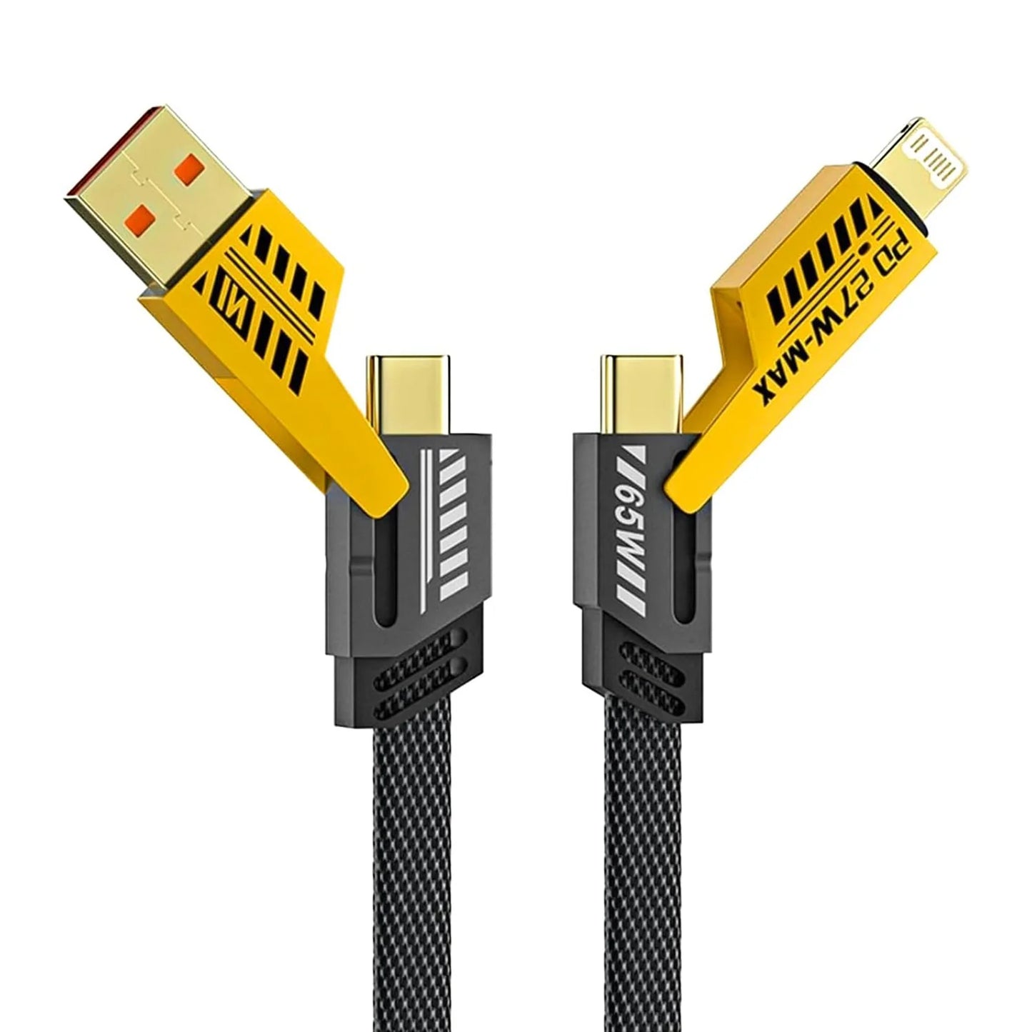 4 In 1 Fast Charging Cable (1 Pc Loose) - eazy cart store