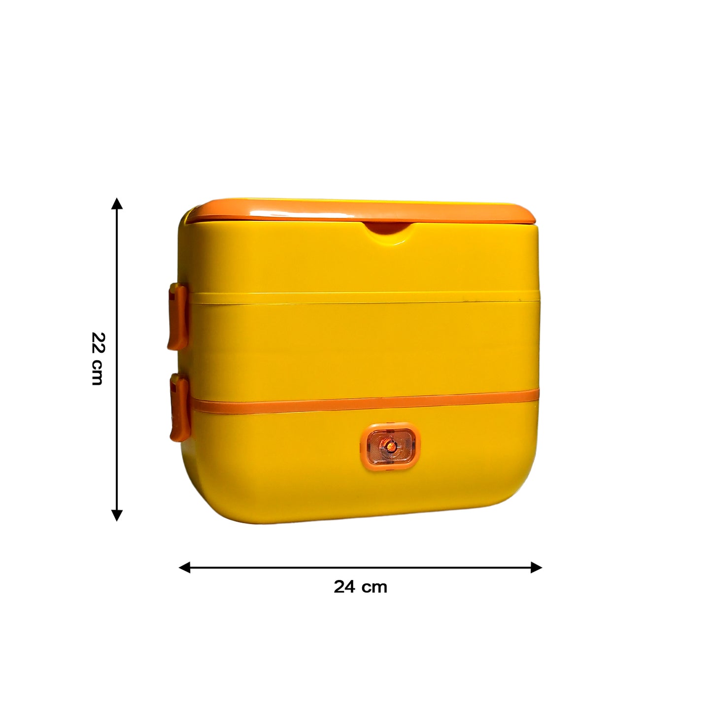 2944 2layer Electric Lunch Box For Office Portable Lunch Warmer With Removable 4 Stainless Steel Container. - eazy cart store