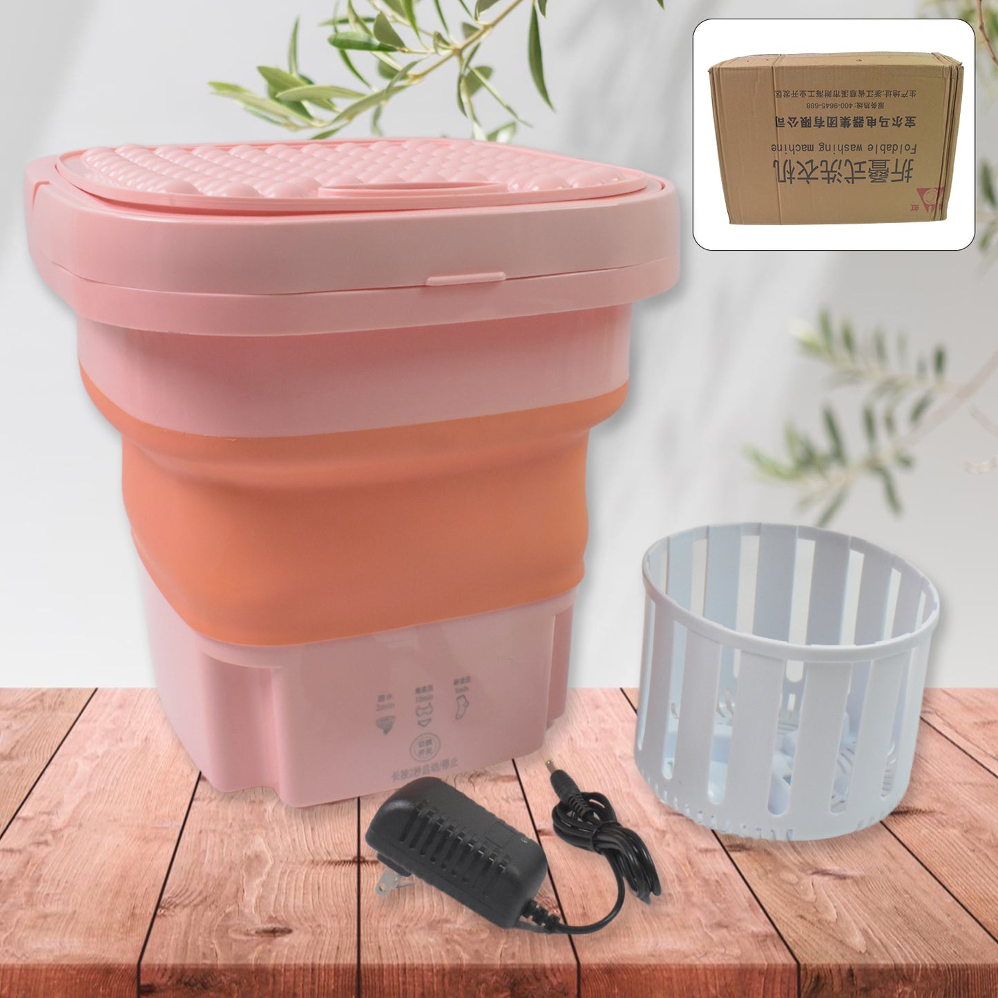 Portable Washing Machine Foldable Washer And Dryer Combo (1 Set Mix Color) - eazy cart store