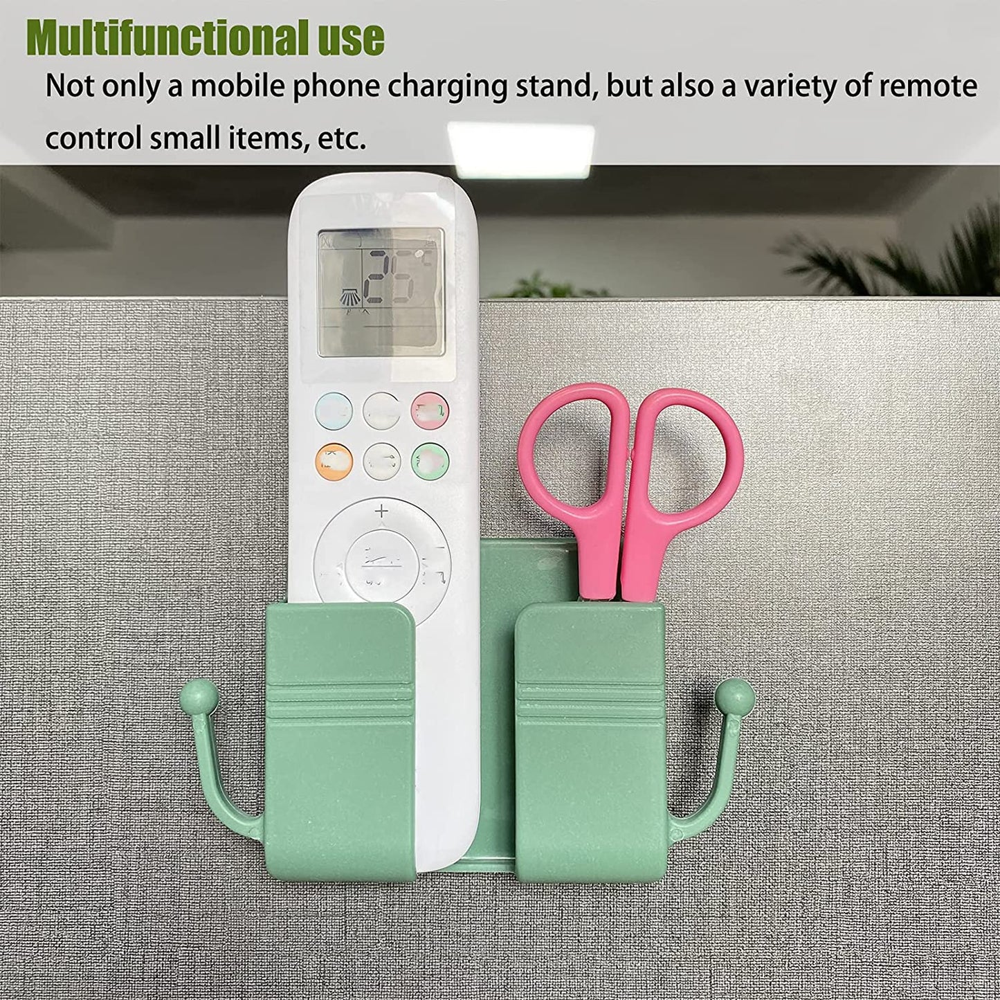 6201 1 Pc Wallmount Mobile Stand With Hook Design Used In All Kinds Of Places Including Household And Many More As A Hanging Support For Cloths And Stuffs Purposes. - eazy cart store