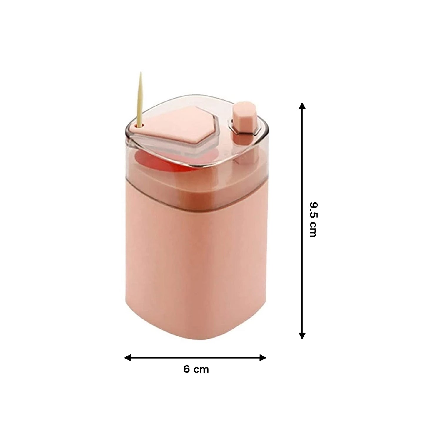 4005l Toothpick Holder Dispenser Pop-up Automatic Toothpick Dispenser For Kitchen Restaurant Thickening Toothpicks Container Pocket Novelty Safe Container Toothpick Storage Box. - eazy cart store