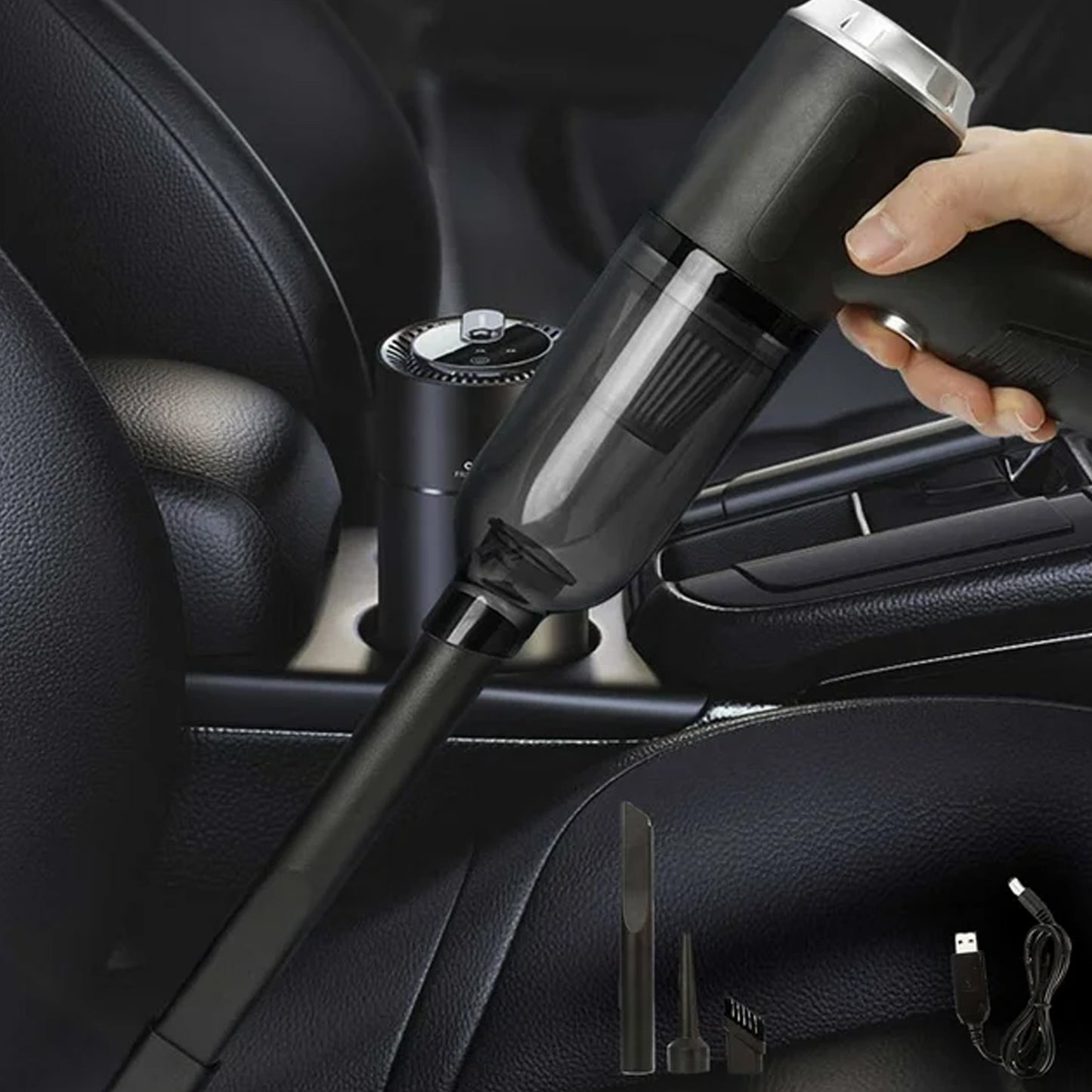 7394 3 In 1 Car Mini Vacuum Cleaner With Blower Wireless Portable Rechargeable Handheld High Power Suction Vacuum Cleaning Machine For Home Car Computer Keyboard Cordless Air Blowing Dusting - eazy cart store